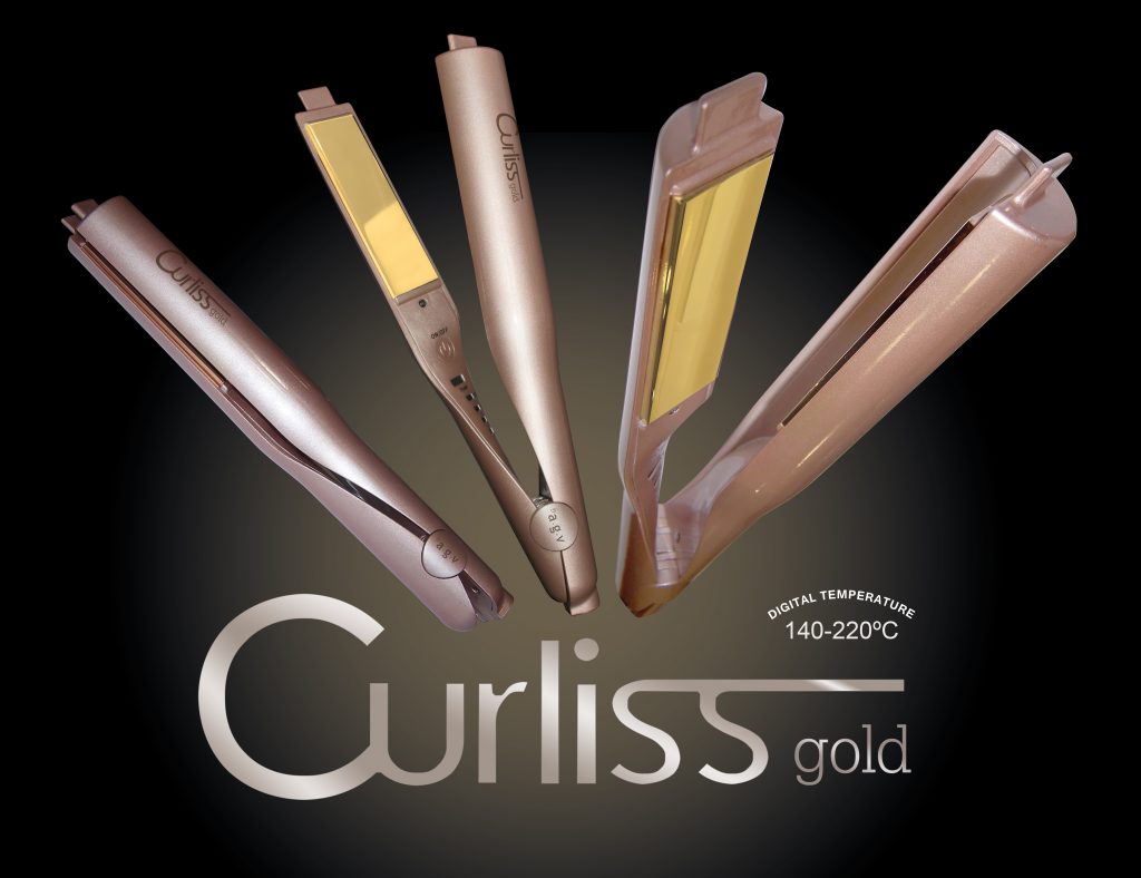 Curliss Gold by AGV - Plancha retorcida para rizos, ondas, bucles de la forma más rapida y sencilla.